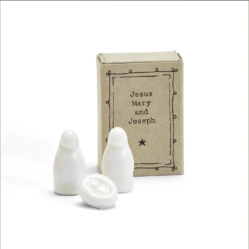 Christmas Holiday Spirit 3 Pc. Nativity Matchbox