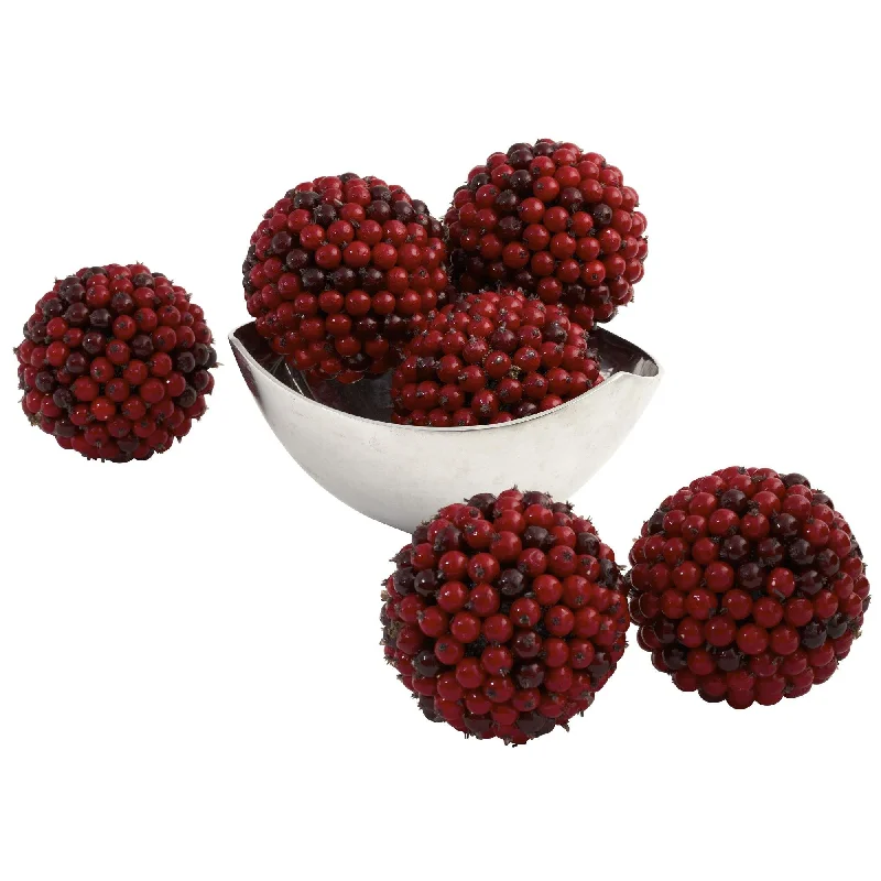 Christmas Pajamas 5” Red Berry Ball (Set Of 6) Christmas Decor
