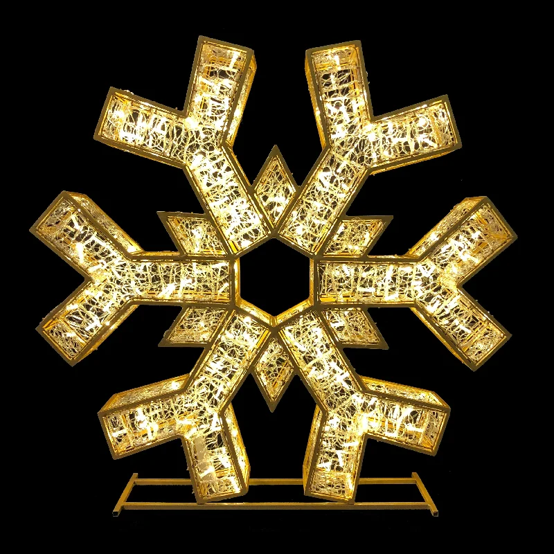 Christmas Gift Wrapping 3D Standing Snowflake Motif  * Pre Order Only for 2025 Season*