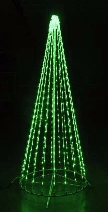 Christmas Garland Lights 8 Ft. LED 3-D Tree