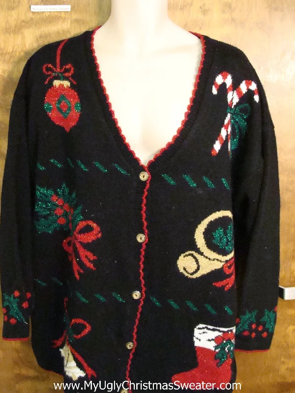 Christmas Magical Moments Acrylic 80s Fun Cute Xmas Sweater