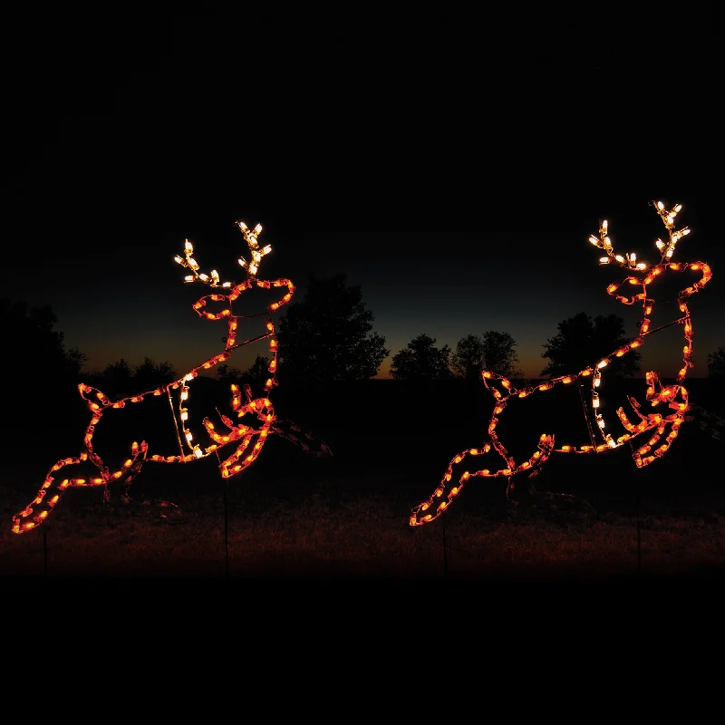 Christmas Hot Chocolate Reindeer Motif (Set of 2) (1211-N) *SOLD OUT FOR 2024 SEASON* Pre Order now for next year*
