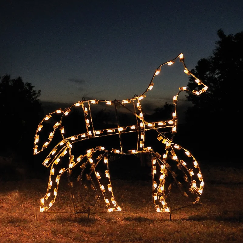 Christmas Spirit Animated Victorian Horse  (1244-N)