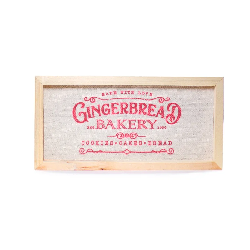Christmas Advent Calendar Christmas Sign Gingerbread Bakery 15x30cm