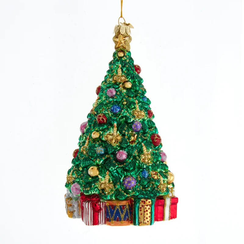 Christmas Winter Wonderland Bellissimo Glass Christmas Tree Ornament