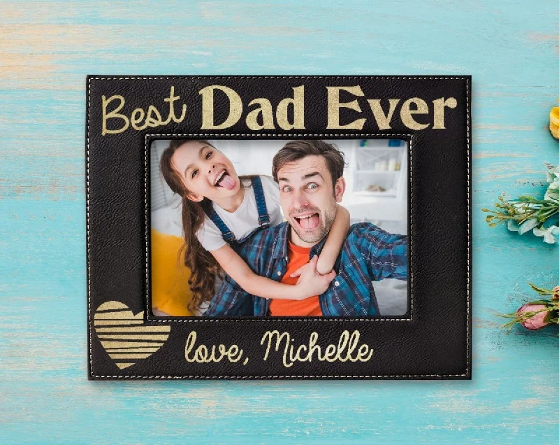 Christmas Day Best Dad Ever Personalized Photo Frame Father Grandpa Papa Pop Fathers Day Birthday Baby Shower New Daddy from Son Daughter Picture Gifts Christmas Day Best Dad Ever Personalized Photo Frame Father Grandpa Papa Pop Fathers Day Birthday Baby Shower New Daddy from Son Daughter Picture Gifts
