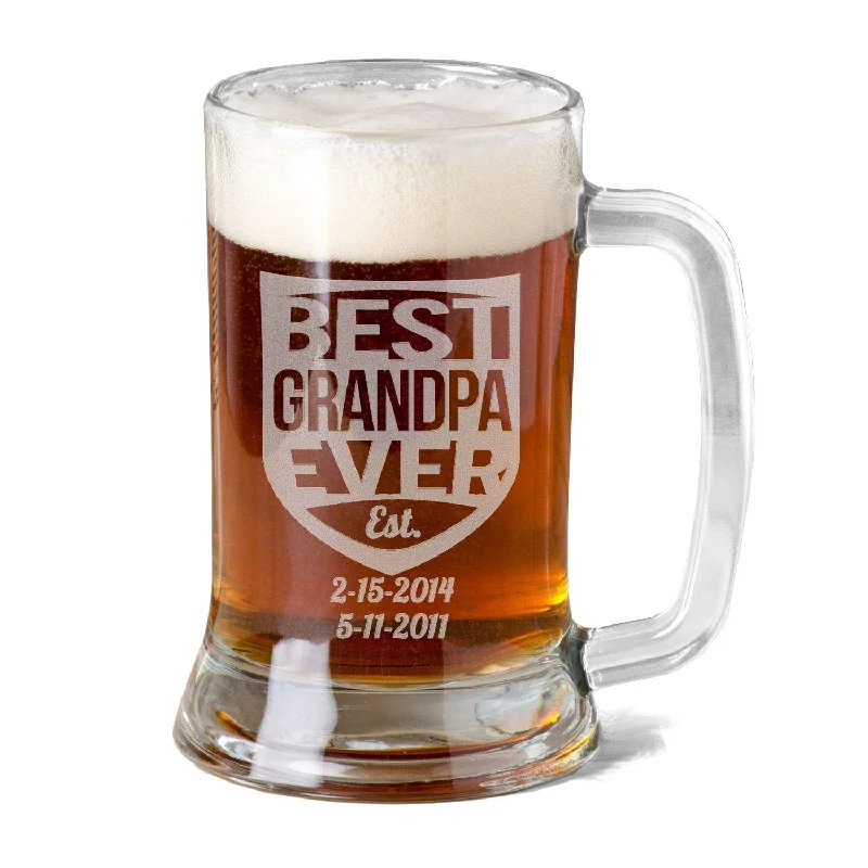 Christmas Ornaments Best GRANDPA Ever 16Oz Beer Mug Engraved with Grandkids Birthdays Fathers Day Gift Idea Etched Papa Grandfather from Grand Kid Birth Date Christmas Ornaments Best GRANDPA Ever 16Oz Beer Mug Engraved with Grandkids Birthdays Fathers Day Gift Idea Etched Papa Grandfather from Grand Kid Birth Date