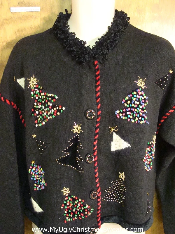 Christmas Stocking Fillers Bling 80s Christmas Tree Festive Ugly Christmas Sweater