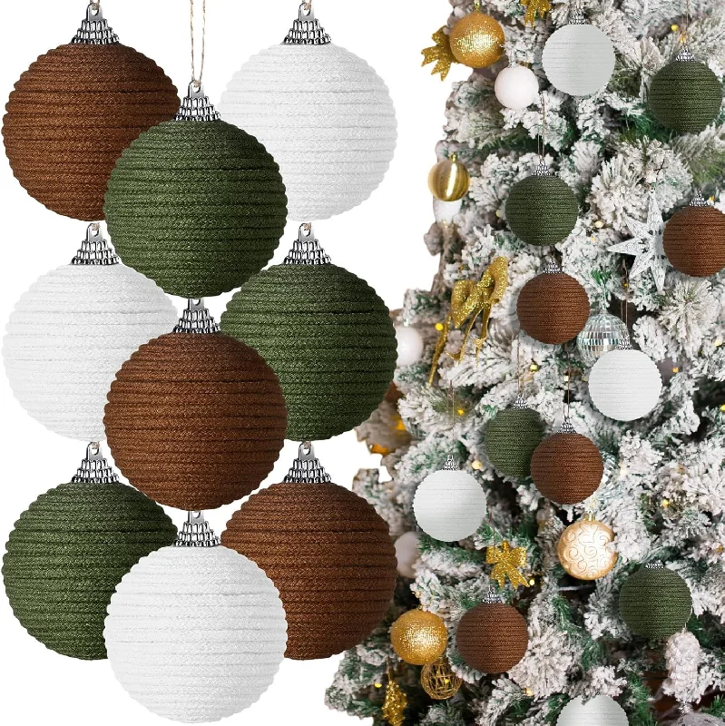 White, Green, Light Brown