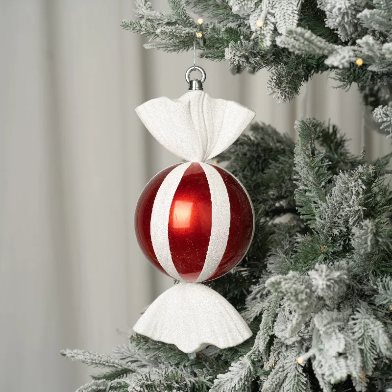 Christmas Housewarming Gifts Candy Ornament with White Tail