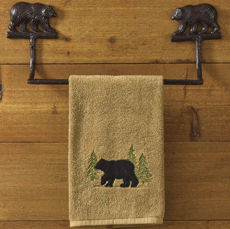 Christmas Snowman Cast Bear Towel Bar - 16" Park Designs