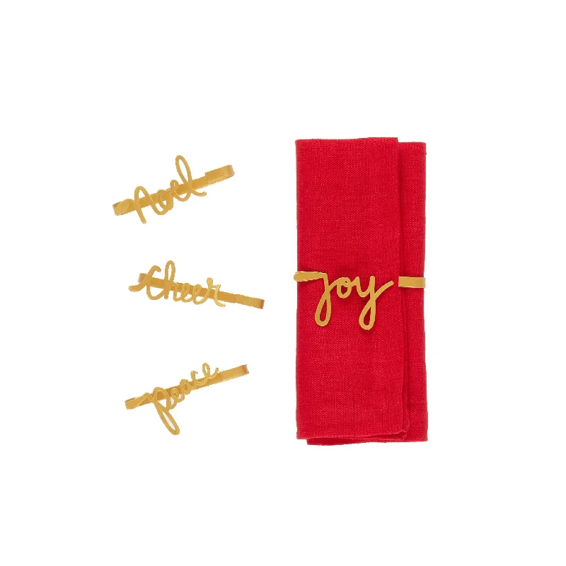Snowy Christmas Celebrate Napkin Holders