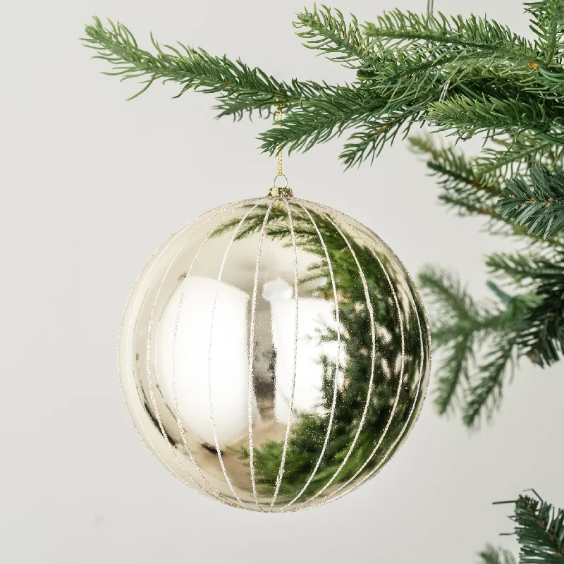 Christmas Traditions Champagne Ball with Glitter