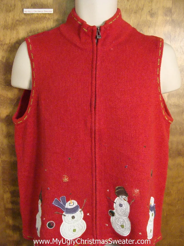 Christmas Gift Baskets Cheap Red Ugly Christmas Sweater Vest