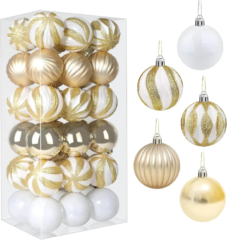 Gold, White