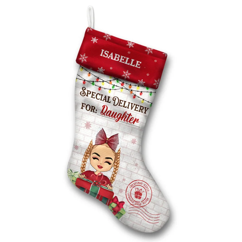Christmas Tree Decorations Christmas Family North Pole Express Special Delivery - Christmas Gift For Family - Personalized Custom Christmas Stocking