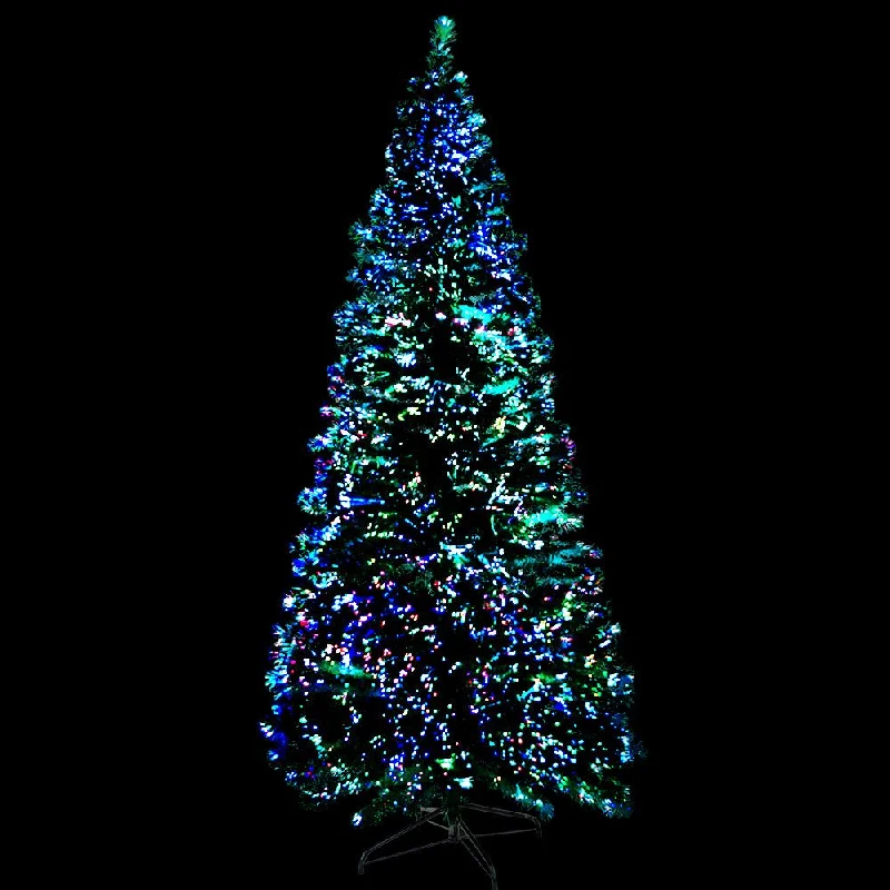 Christmas Wreath Christmas Tree 1.8M LED Xmas trees Optic Fibre Multi Colour