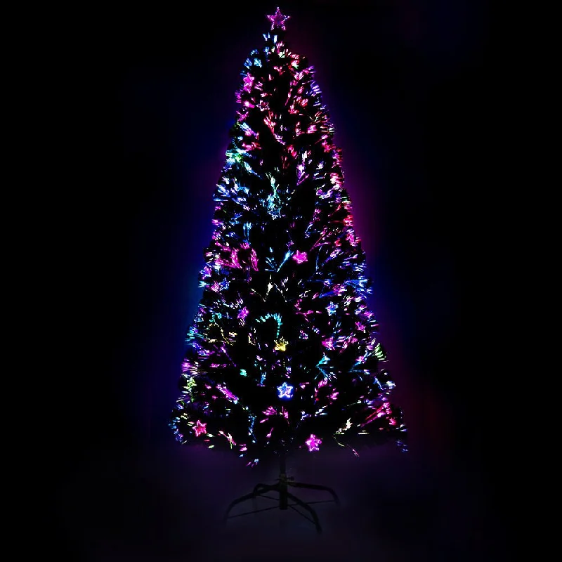 Christmas Market Christmas Tree 1.8M LED Xmas trees with Lights Multi Colour