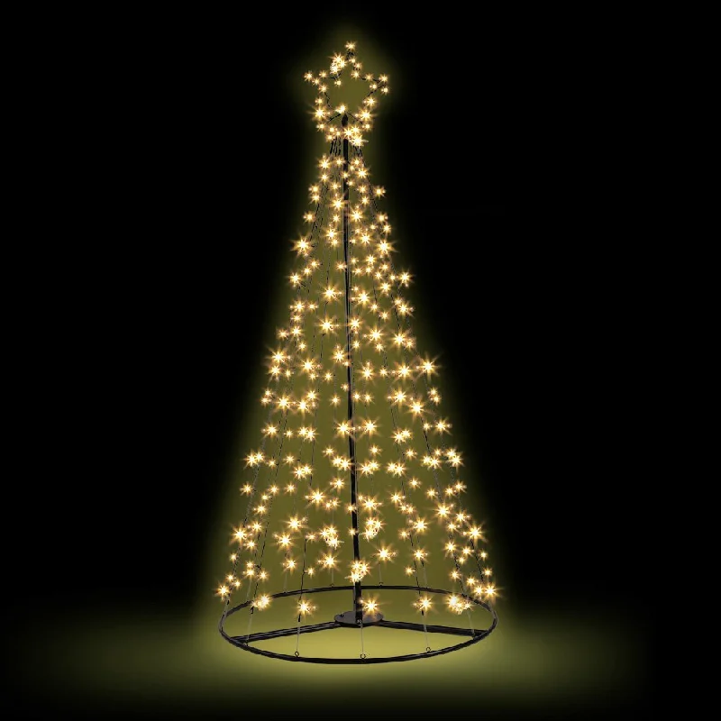 Christmas Stockings Christmas Tree 2.1M 264 LED Xmas Trees Solar Power Warm White
