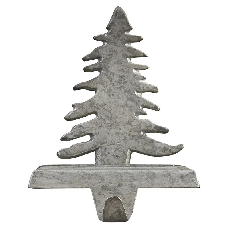 Christmas Family Time Christmas Tree Stocking Hanger - Galvanized Park Designs