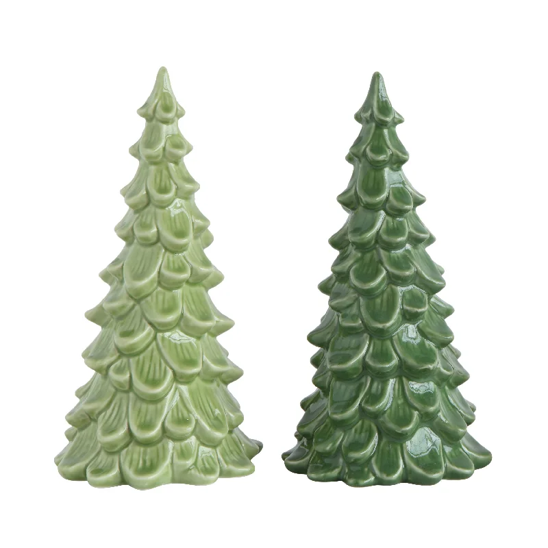 Christmas Cocoa Christmas Tree Stoneware Decor