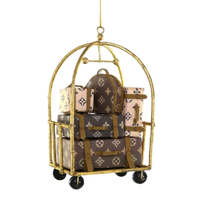 Christmas Cocoa Cody Foster - Ornament - Luxury Hotel Luggage