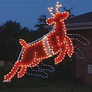 Cozy Christmas Custom Commercial Animated Lead Reindeer  (1225-N)