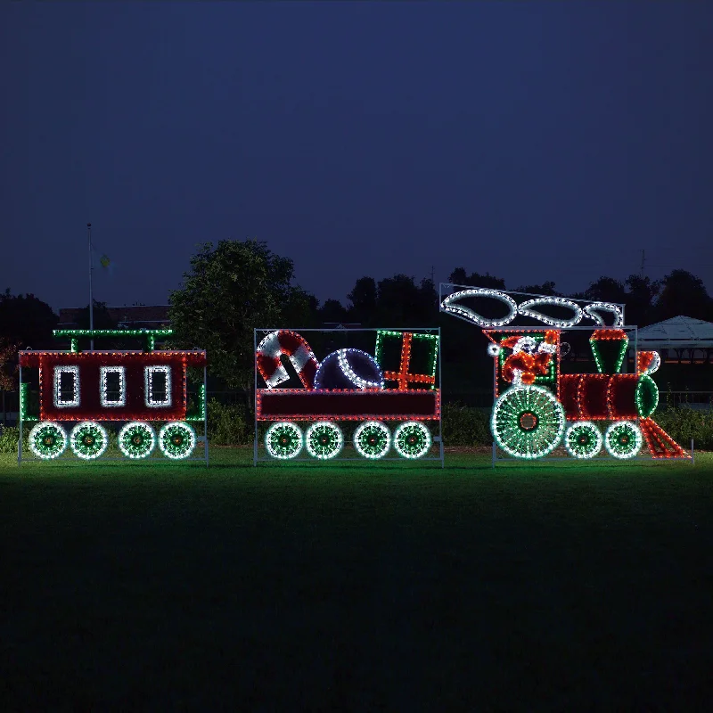 Christmas Traditions Animated Christmas Train Set (Commercial Series)  (1268-N)