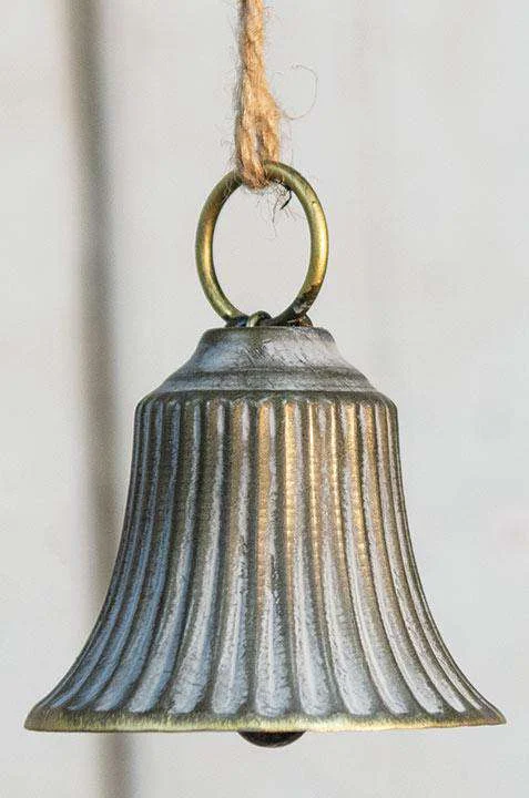 Christmas Pajamas Copper Washed Liberty Bell Ornament