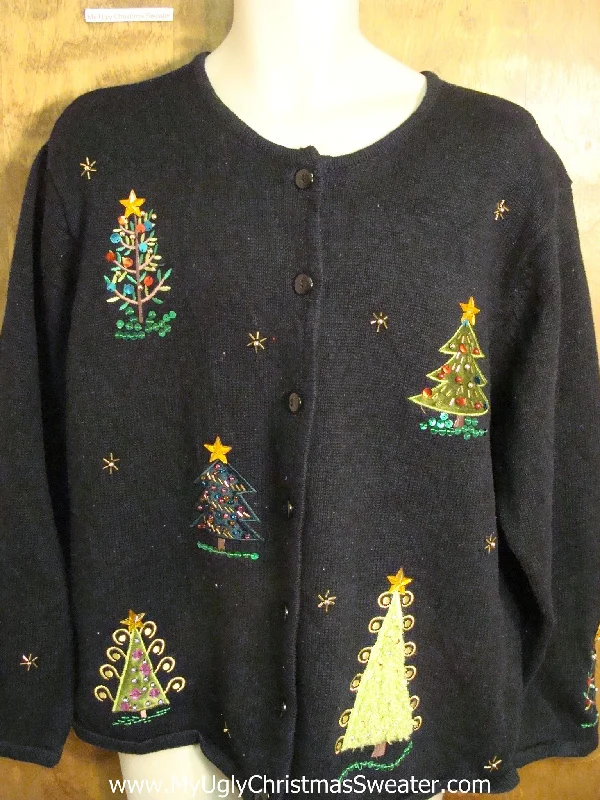 Christmas Wrapped Surprises Crazy Trees Cute Holiday Sweater