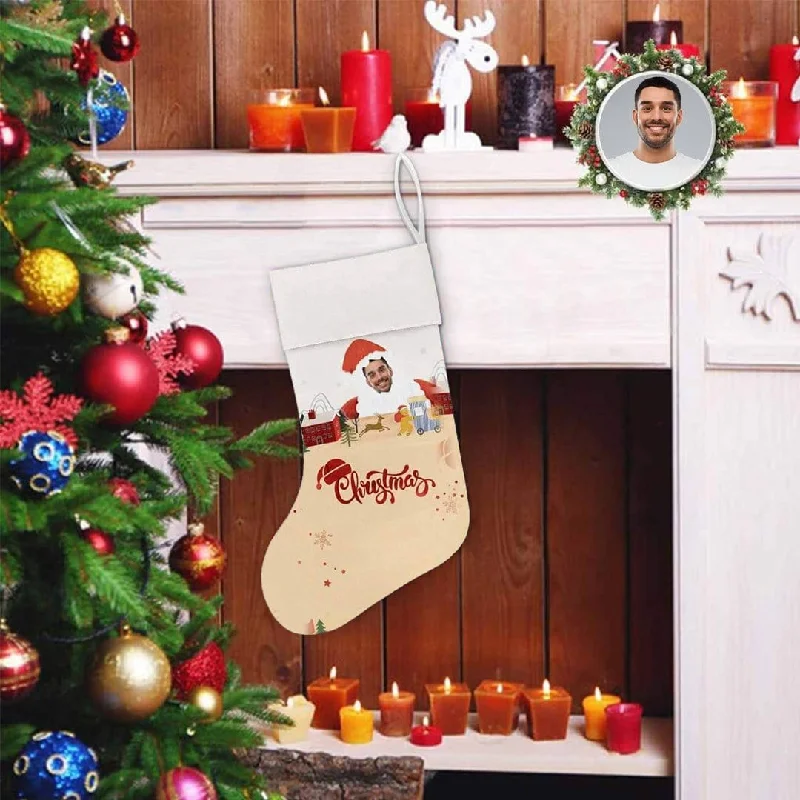 Christmas Tree 17.52in(L) Super Size-Custom Face Christmas Decorations Christmas Stocking Christmas Tree 17.52in(L) Super Size-Custom Face Christmas Decorations Christmas Stocking
