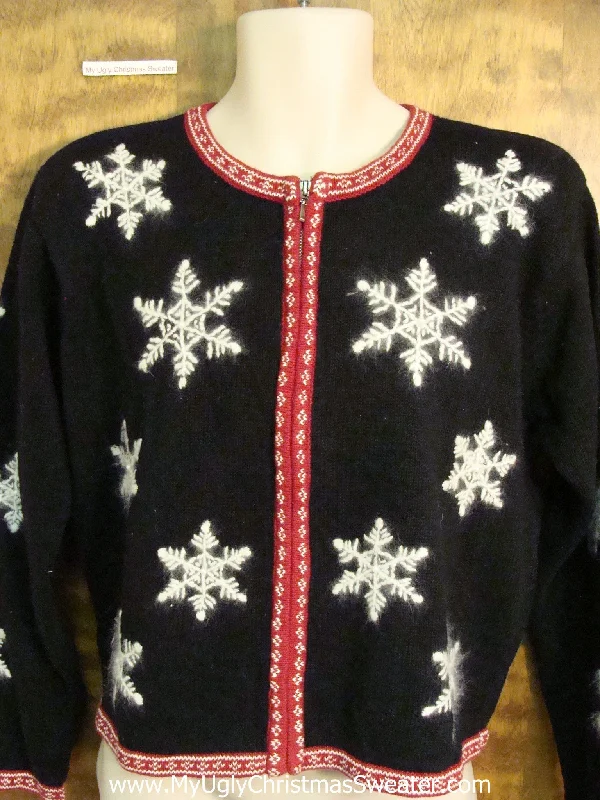 Christmas Cinnamon Rolls Cute 2sided Snowflakes Xmas Sweater
