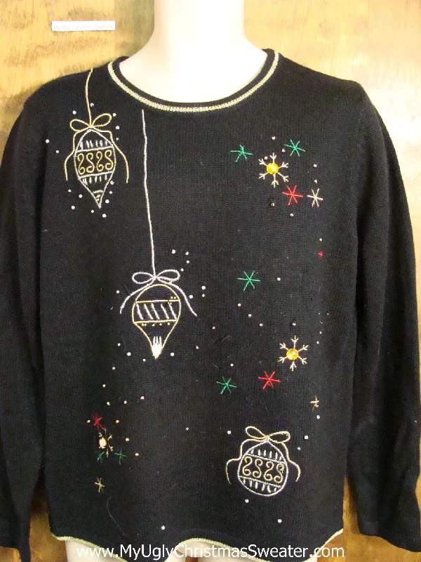 Christmas Countdown Cute Ornament Themed Holiday Sweater