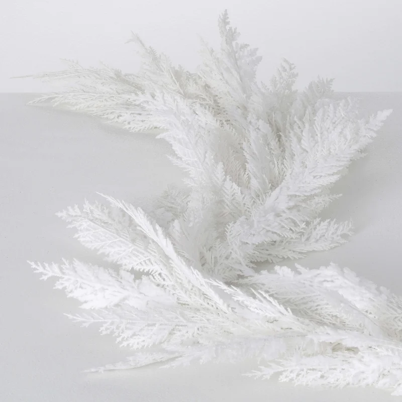Christmas Joy White Cypress Garland