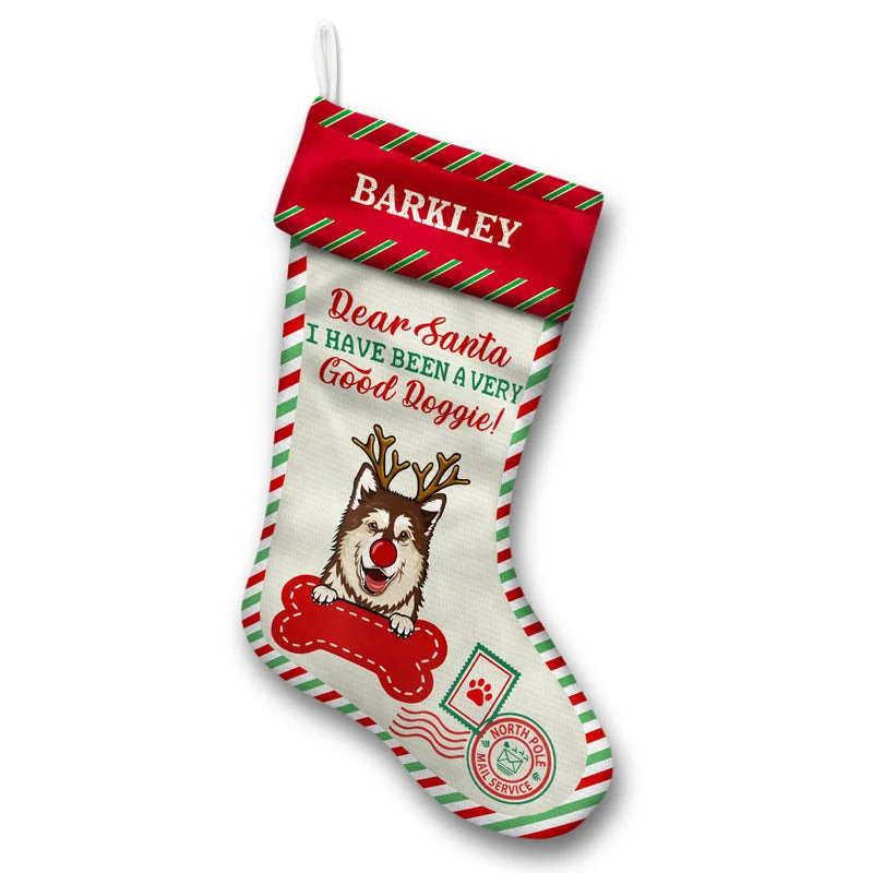 Christmas Candles Dear Santa I've Been A Very Good Doggie - Christmas Gift For Dog Lovers - Personalized Custom Christmas Stocking Christmas Candles Dear Santa I've Been A Very Good Doggie - Christmas Gift For Dog Lovers - Personalized Custom Christmas Stocking