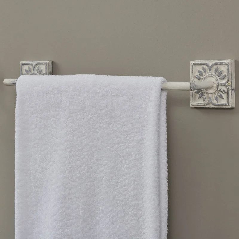 Christmas Peppermint Treats Distressed Tile Towel Bar - 16" Park Designs