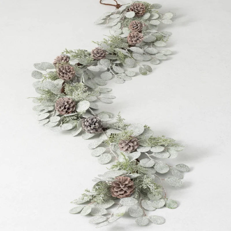 Christmas Magic Eucalyptus/Pinecone Garland