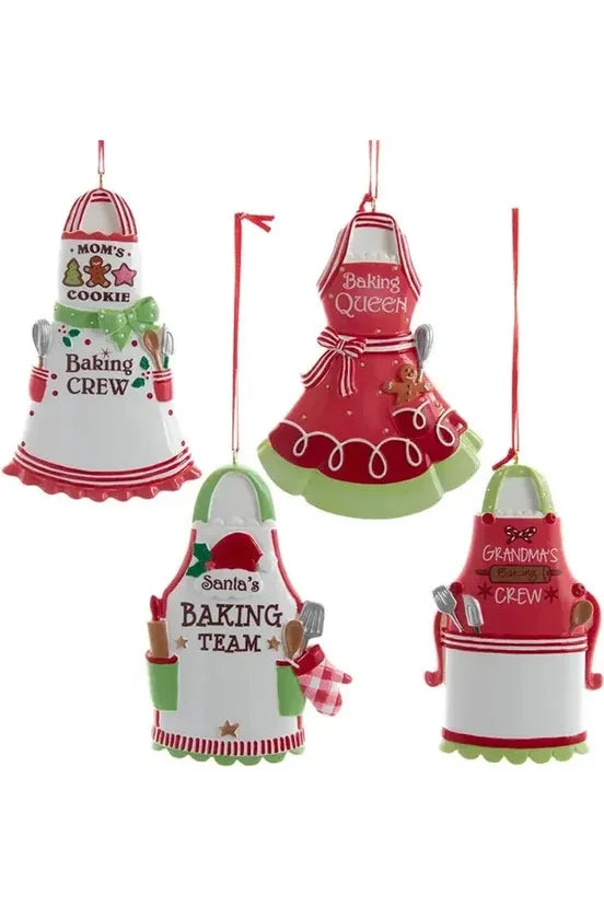 Christmas Bells Family and Friends Apron Ornaments
