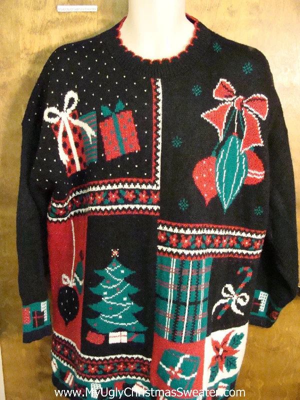 Christmas Holiday Stories Festive 80s Acrylic Cute Xmas Sweater