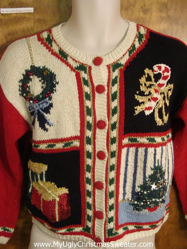 Christmas Dinner Festive Holiday Decorations Ugly Xmas Sweater