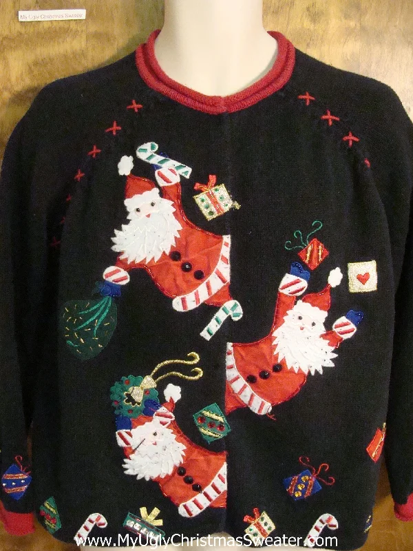 Christmas Wonderland Festive Santa Ugly Xmas Sweater