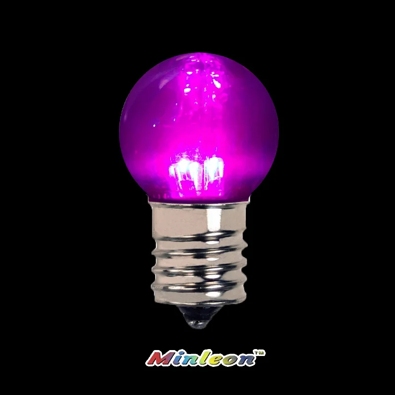 Christmas Table Setup G30 Smooth LED Bulbs - Static