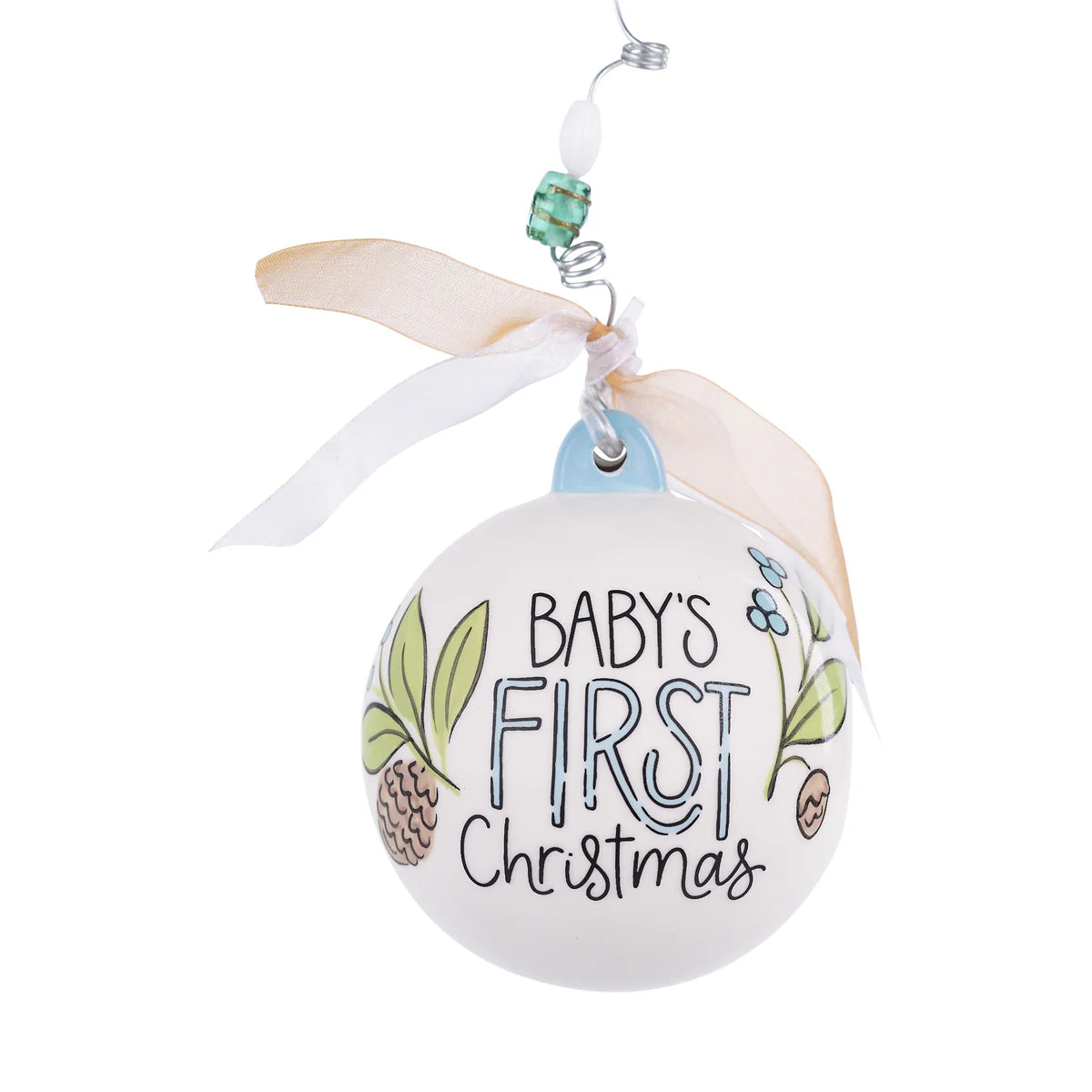 Christmas Happy Moments Glory Haus - Ornament - Baby Boy Deer 1st Christmas