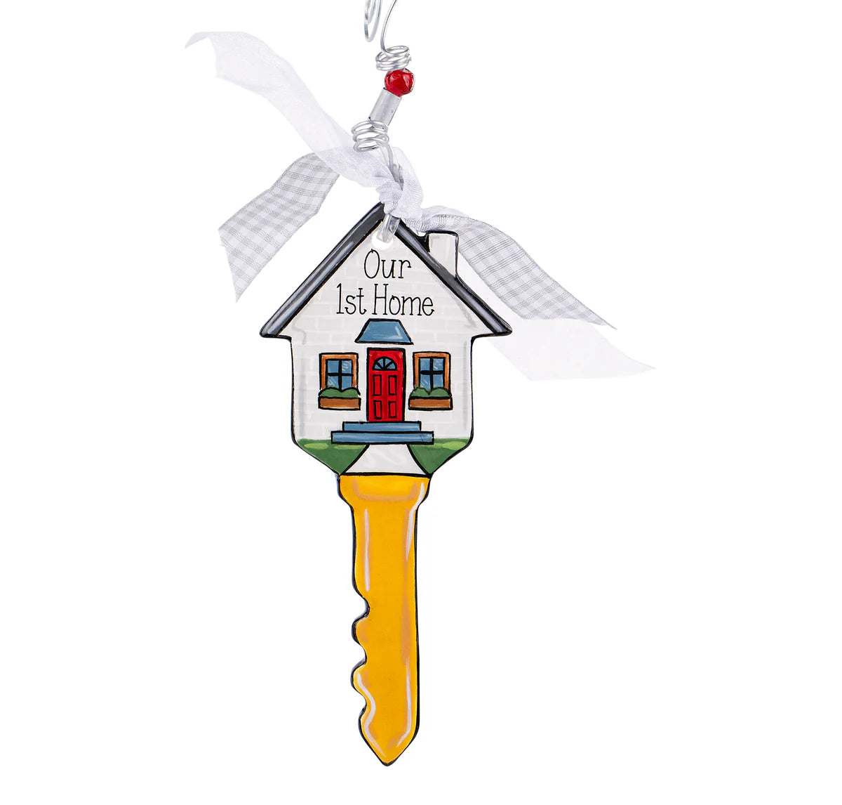 Christmas Baking Family Glory Haus - Ornament - Our 1st Home Key Flat Ornament