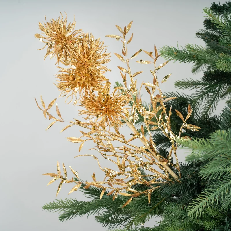 Christmas Stockings Golden Wisper Branch Tree Pick