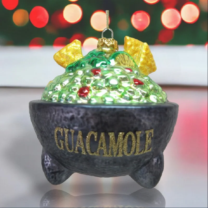 Christmas Handmade Gifts 4" Guacamole Dip Ornament