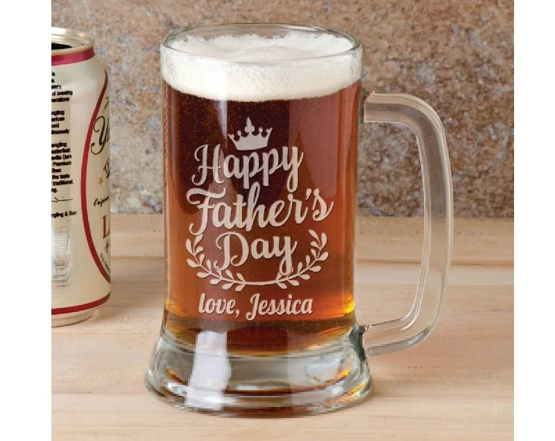 Christmas Presents Happy Father's Day Personalized Beer Mug with Name Father Day Gifts for Daddy Granddaddy Pops Best Father Custom Engraved Stein for New Dad Christmas Presents Happy Father's Day Personalized Beer Mug with Name Father Day Gifts for Daddy Granddaddy Pops Best Father Custom Engraved Stein for New Dad