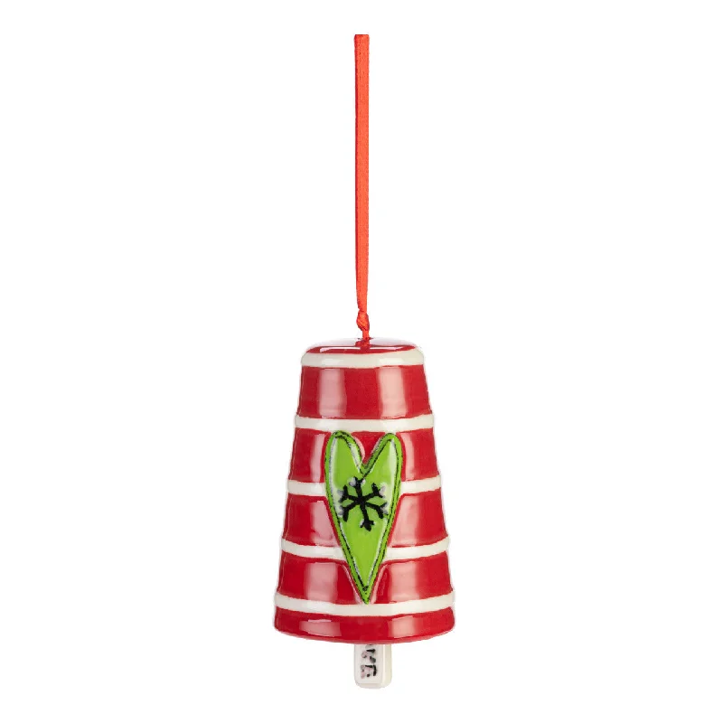 Christmas Home Decor Holiday Bell - Love Ornament