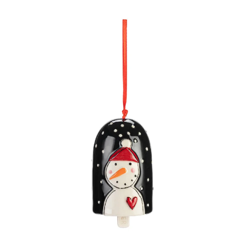 Christmas Santa Hat Holiday Bell - Believe Ornament