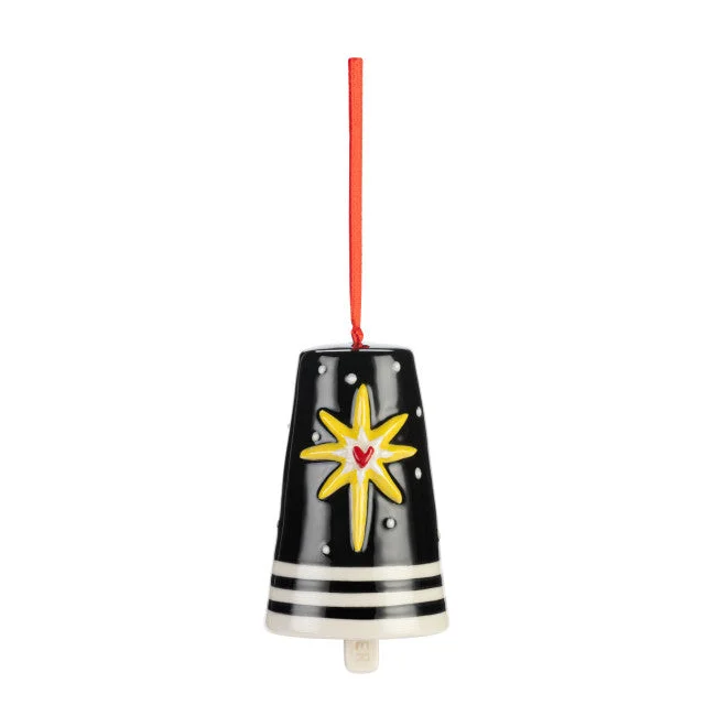 Christmas Reindeer Holiday Bell - Blessed Ornament